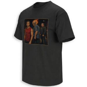 DISTRACTED GHOST RIDER SHIRT – Ryan Gosling Nicolas Cage Casting Meme Tee B