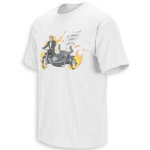 AMAZE AMAZE AMAZE GHOST RIDER SHIRT – Ryan Gosling And Rocky Hellfire Sidecar Tee