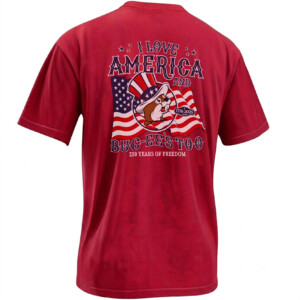 BUC EE’S AMERICA 250 SHIRT – 4th of July Front Back Tee B