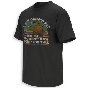 A JOSE CANSECO BAT SHIRT – TMNT Raphael Quote Vintage Tee B