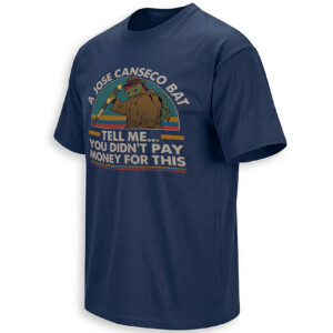 A JOSE CANSECO BAT SHIRT – TMNT Raphael Quote Vintage Tee N