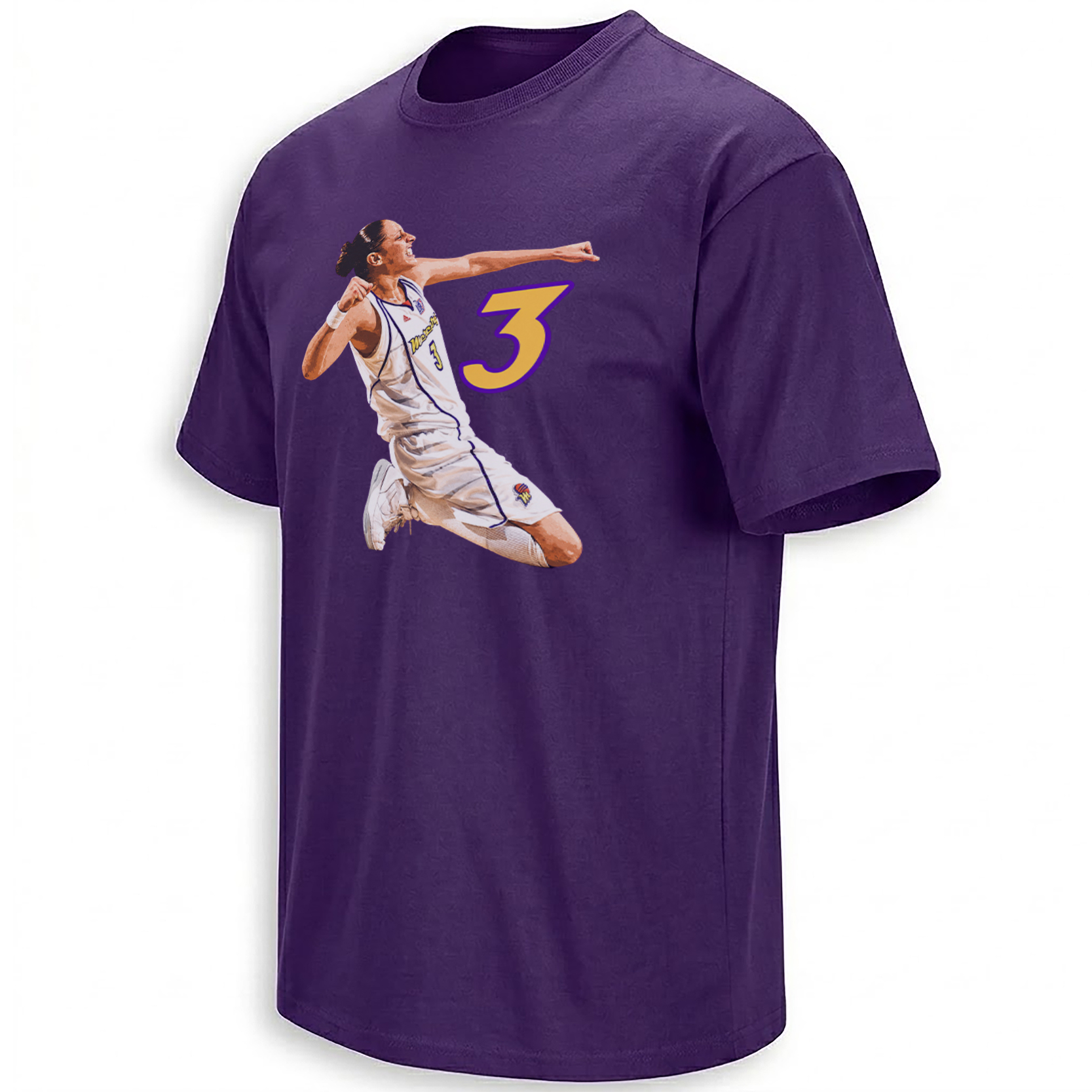 Purple Diana Taurasi No. 3 Phoenix Mercury Ring of Honor graphic
