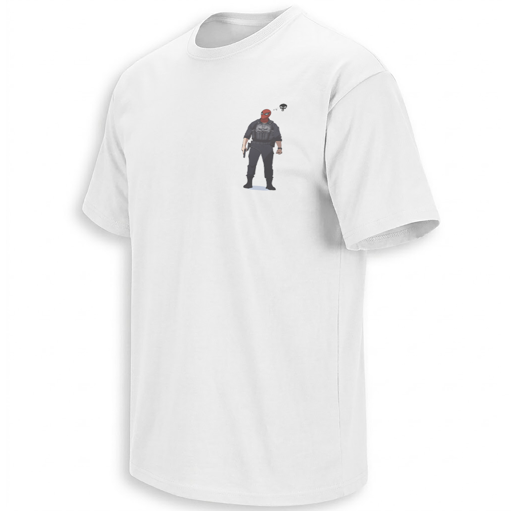 FRANK CASTLE SPIDER-MAN MASK SHIRT – Punisher Hospital Scene Spider-Man Brand New Day FRANK CASTLE SPIDER MAN MASK SHIRT – Punisher Hospital Scene Spider Man Brand New Day