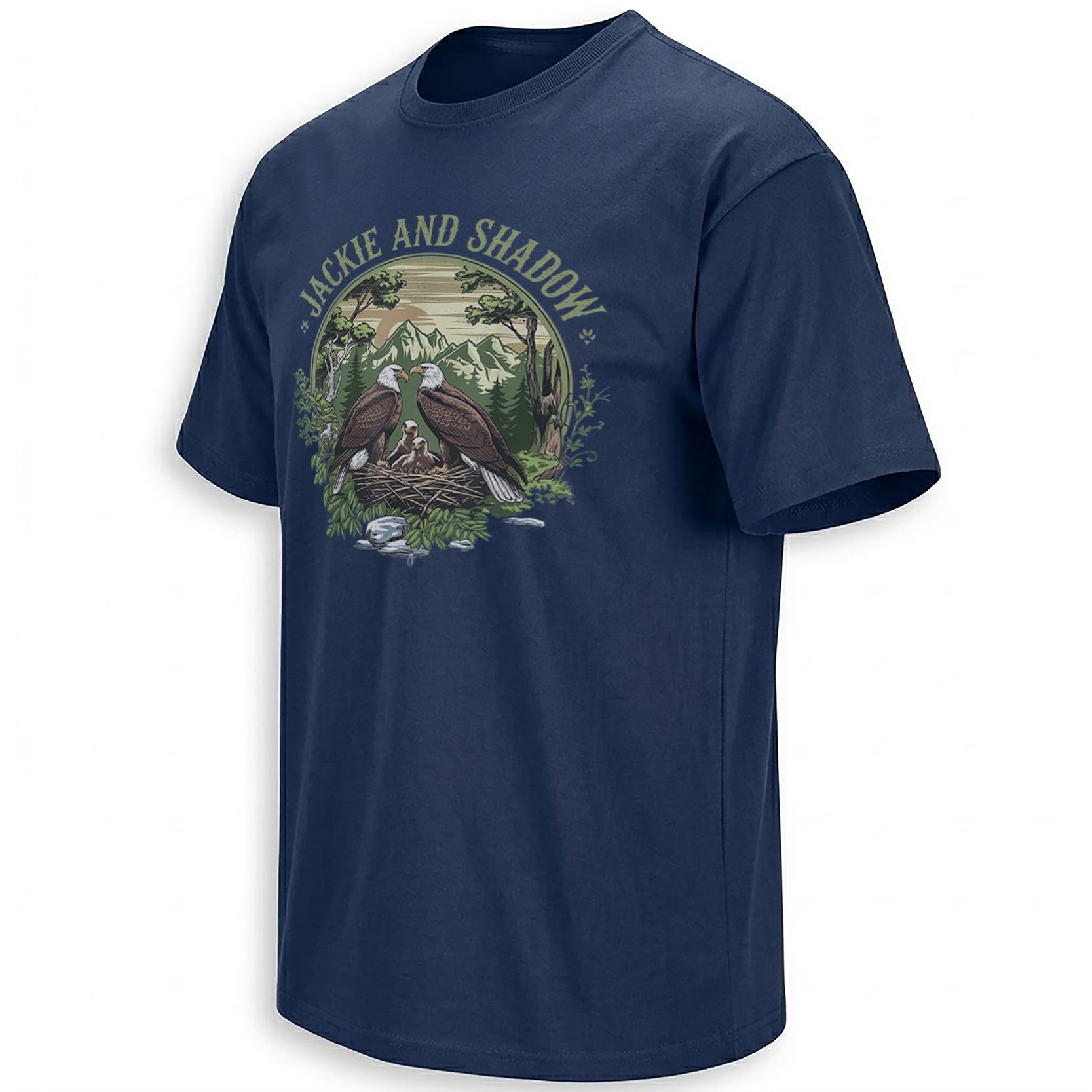 JACKIE AND SHADOW SHIRT – Big Bear Eagle Nest Family Scenic Tee N JACKIE AND SHADOW SHIRT – Big Bear Eagle Nest Family Scenic Tee N