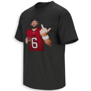 BAKER MAYFIELD MIDDLE FINGER SHIRT – Buccaneers Beer Attitude Tee
