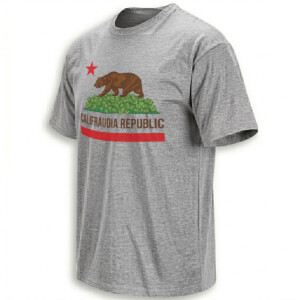CALIFRAUDIA REPUBLIC SHIRT – California Bear Money Fraud Satire Tee G