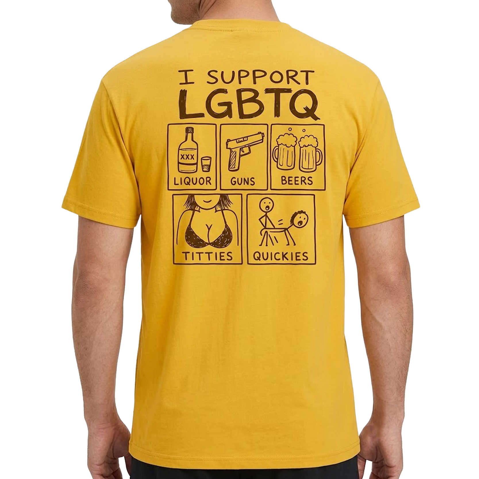 I SUPPORT LGBTQ SHIRT – Liquor Guns Beers Titties Quickies Tee G I SUPPORT LGBTQ SHIRT – Liquor Guns Beers Titties Quickies Tee G