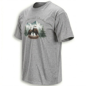 JACKIE AND SHADOW SHIRT – Big Bear Mountain Eagle Family Portrait Tee G