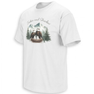 JACKIE AND SHADOW SHIRT – Big Bear Mountain Eagle Family Portrait Tee W