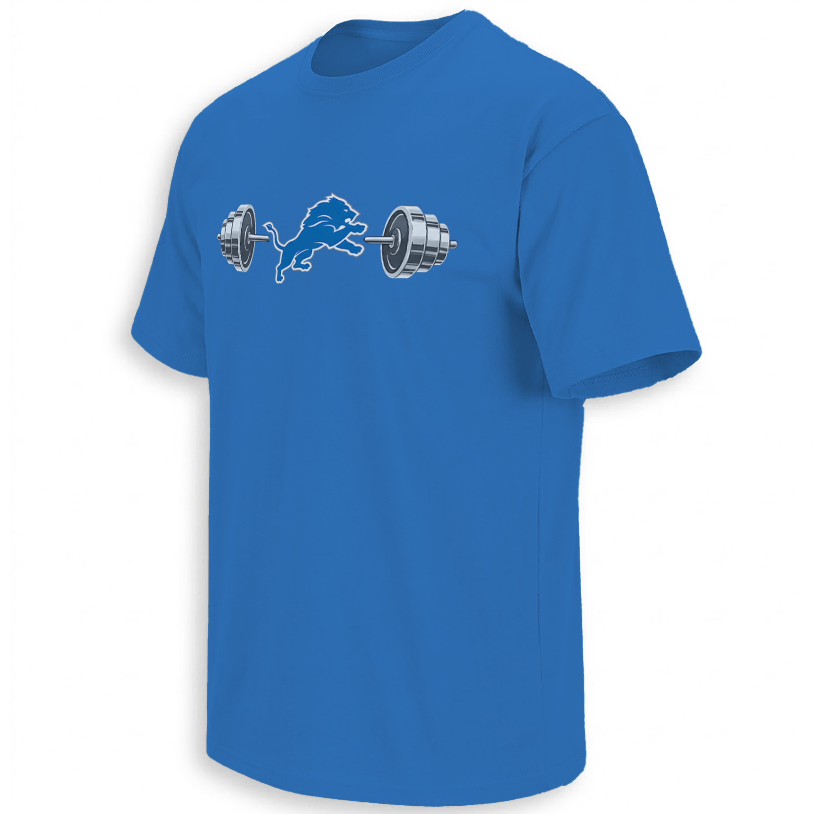 Lions Barbell Detroit football strength design