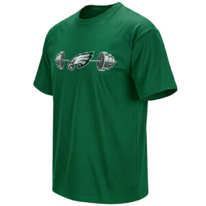 EAGLES BARBELL SHIRT – Philadelphia Football Strength & Weightlifting Tee