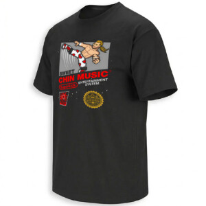 SWEET CHIN MUSIC SHIRT – Shawn Michaels Retro 16 Bit Superkick Tee