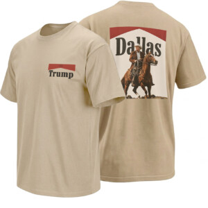 DALLAS TRUMP SHIRT – Marlboro Cowboy Parody 2026 Convention Tee S