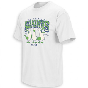 MINE MINE MINE SHIRT – Seattle Seahawks Seagulls Cartoon Tee W