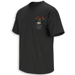 SPIDER PUNISHER POCKET SHIRT – Spider Man Day Comic Mashup B