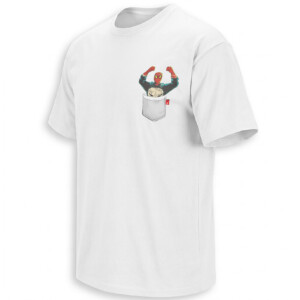 SPIDER PUNISHER POCKET SHIRT – Spider Man Day Comic Mashup W
