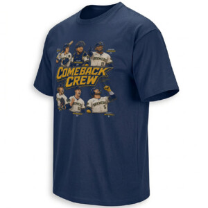 COMEBACK CREW SHIRT – Milwaukee Brewers 2026 Team Collage Tee