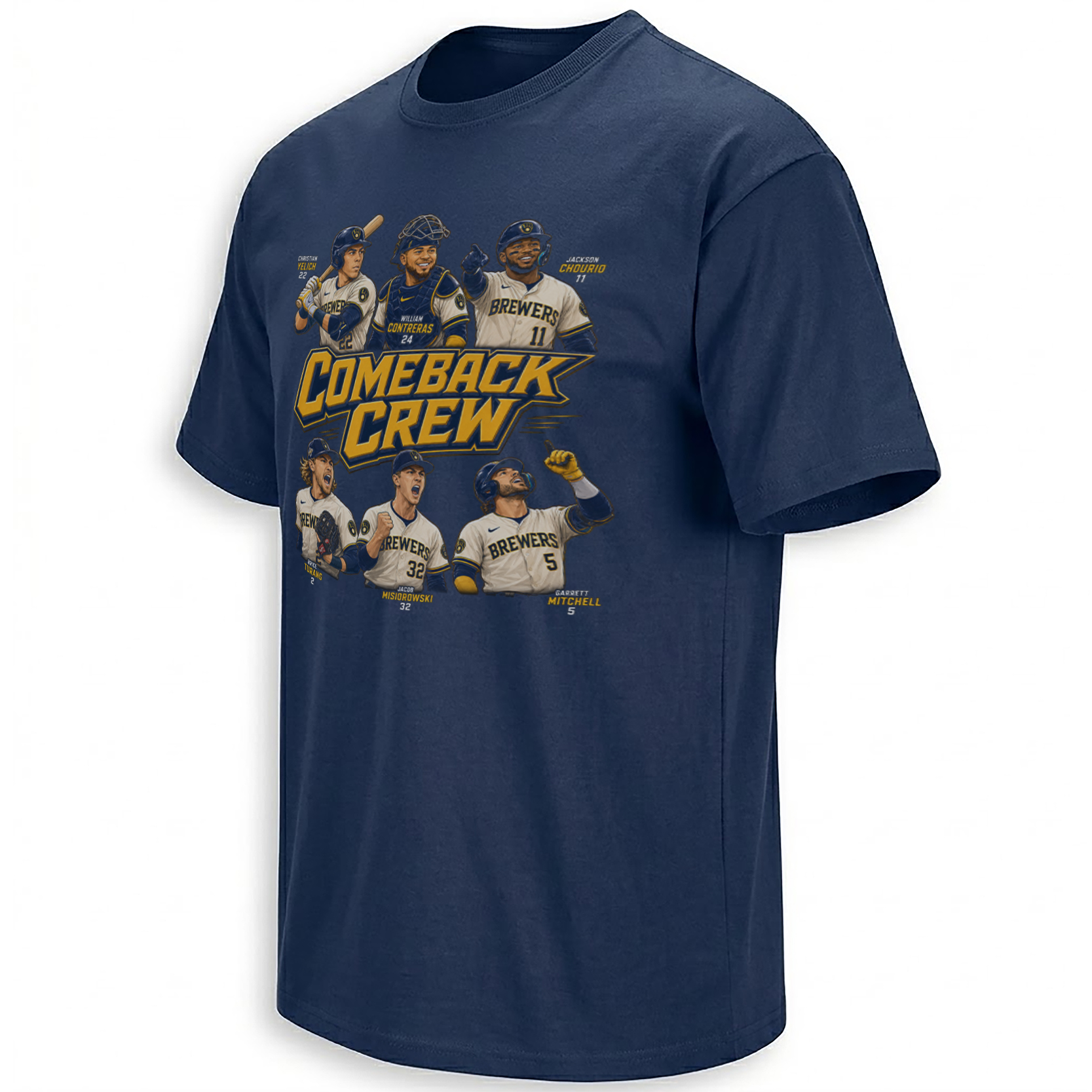 Milwaukee Brewers 2026 Comeback Crew team collage graphic