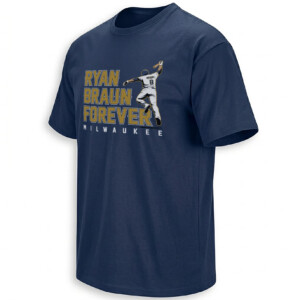 RYAN BRAUN FOREVER SHIRT – Milwaukee Brewers No. 8 Tribute Tee