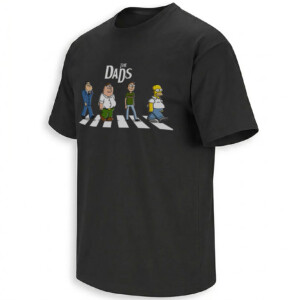 THE DADS SHIRT – Animated TV Dads Abbey Road Crossover Tee
