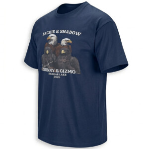 JACKIE & SHADOW SHIRT – Sunny & Gizmo Big Bear Lake 2025 Eagle Family Tee N