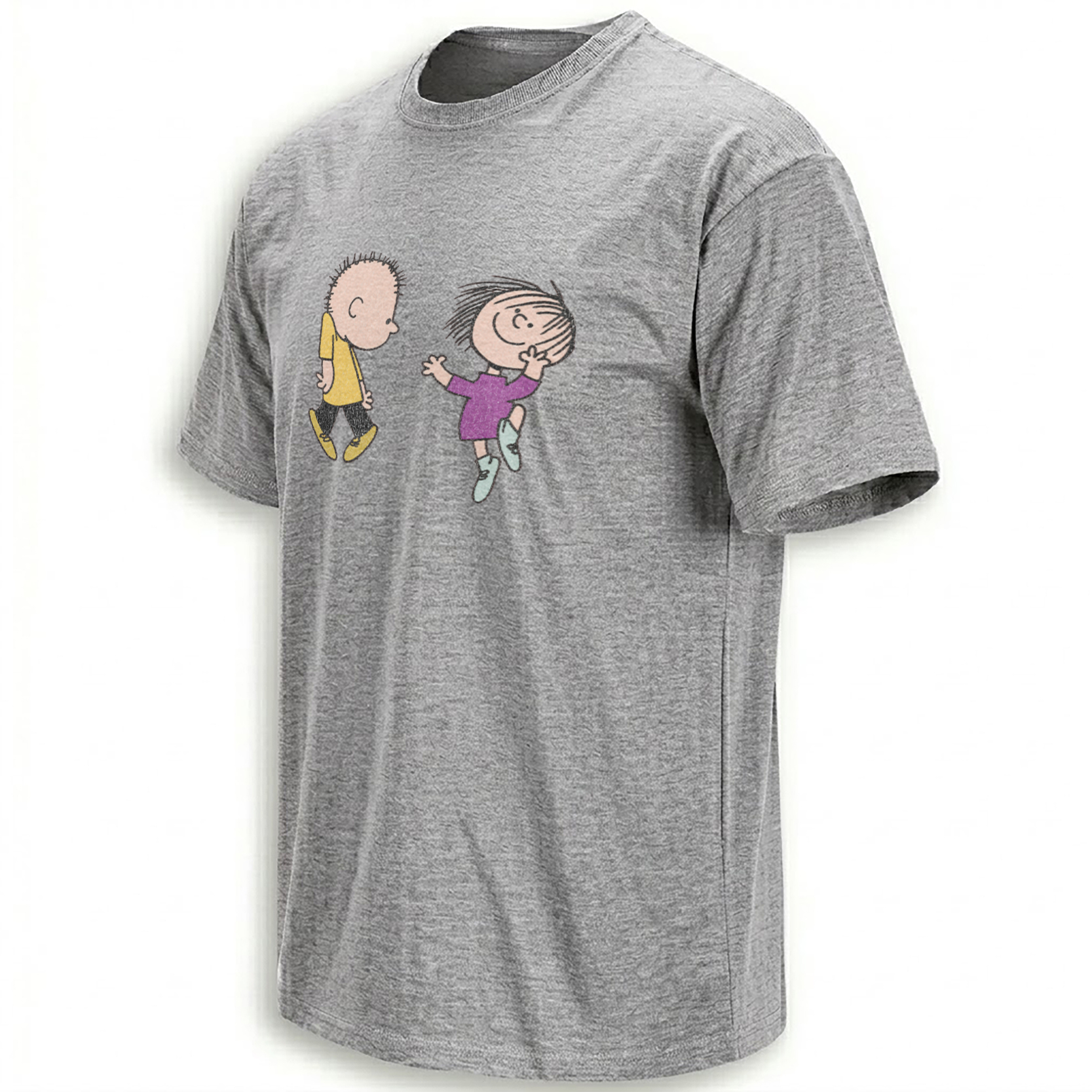 PEANUTS DANCE SHIRT – Vintage Charlie Brown Christmas Scene Tee G PEANUTS DANCE SHIRT – Vintage Charlie Brown Christmas Scene Tee G