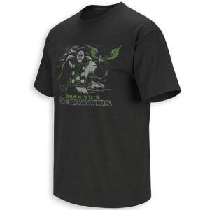 SHAN YU’S SEAHAWKS SHIRT – Mulan Villain Football Tee B