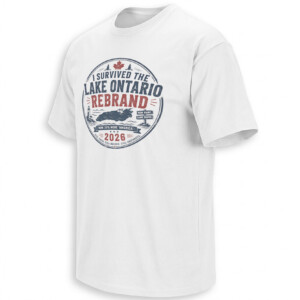 I SURVIVED THE LAKE ONTARIO REBRAND SHIRT – New Name Same Waves Tee W