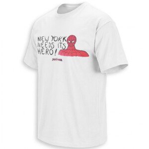 NEW YORK NEEDS ITS HERO SHIRT – Spider Man Brand New Day Crowd Banner