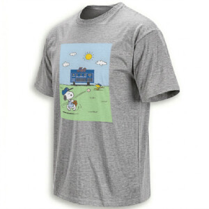 SNOOPY METS BASEBALL SHIRT – Peanuts Ballpark Cartoon Tee G