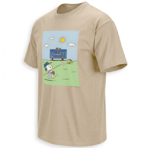 SNOOPY METS BASEBALL SHIRT – Peanuts Ballpark Cartoon Tee S