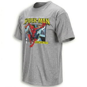 08 SPIDER MAN BRAND NEW DAY COMIC SHIRT – Marvel Spidey New York Web Swing Cover G
