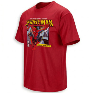 08 SPIDER MAN BRAND NEW DAY COMIC SHIRT – Marvel Spidey New York Web Swing Cover R