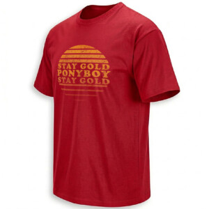 STAY GOLD PONYBOY SHIRT – The Outsiders Vintage Sunset Quote Tee