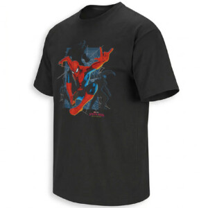 BRAND NEW DAY SPIDER MAN LEGACY SHIRT – Marvel Web Slinger Shadow Silhouette Comic Art
