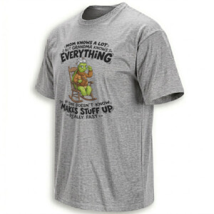 GRANDMA KNOWS EVERYTHING SHIRT – Funny Rocking Chair Grandma Tee G