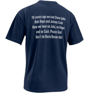 NO JOBS NO HOPE NO CASH SHIRT – Classic Kevin Bacon Wordplay Meme Tee N