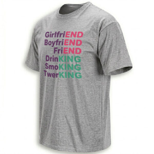 GIRLFRIEND BOYFRIEND FRIEND SHIRT – END KING Wordplay Meme Tee G