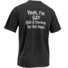 YEAH I’M GAY SHIRT – Got A Yearning For Hot Dogs Meme Back Print Tee B