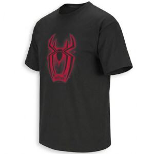 SPIDER MAN BRAND NEW DAY RED SPIDER LOGO SHIRT – Distressed Crimson Spidey Emblem