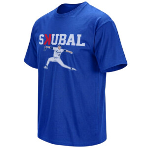 SKUBAL ACE POSE SHIRT Tarik Skubal Los Angeles Dodgers Pitching Graphic