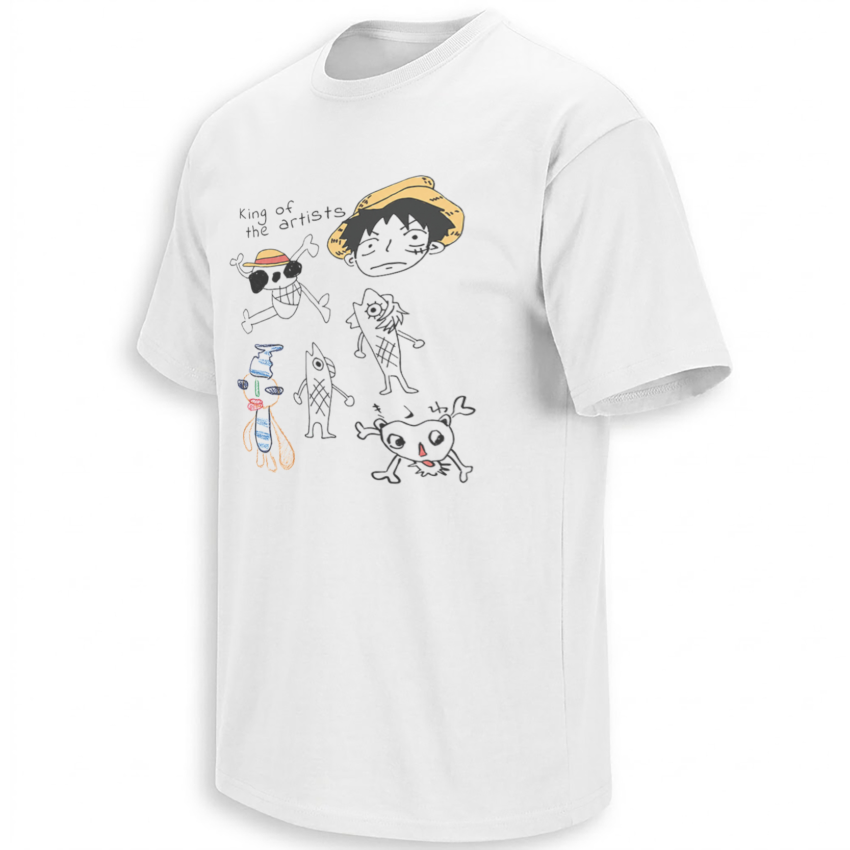 KING OF THE ARTISTS SHIRT – Luffy One Piece Hand-Drawn Doodle Tee KING OF THE ARTISTS SHIRT – Luffy One Piece Hand Drawn Doodle Tee