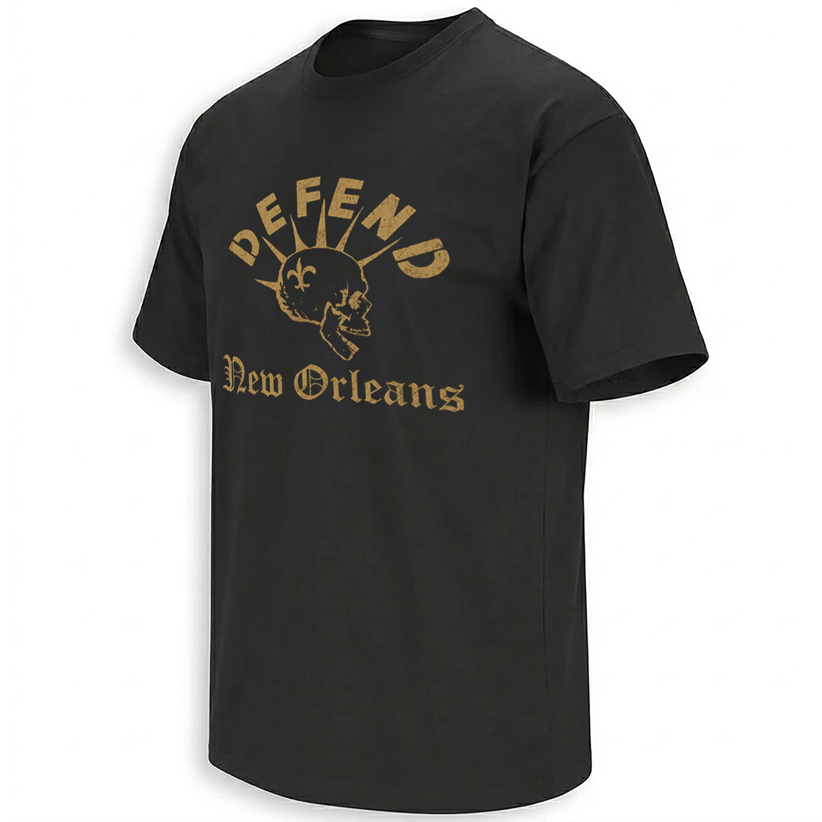 DEFEND NEW ORLEANS SHIRT – Skull Fleur-De-Lis City Pride Tee DEFEND NEW ORLEANS SHIRT – Skull Fleur De Lis City Pride Tee