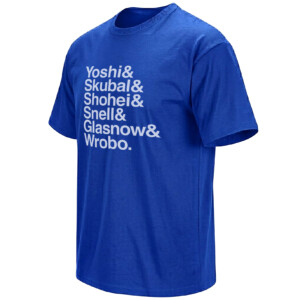 LA PITCHERS AMPERSAND SHIRT Yamamoto, Skubal, Ohtani, Snell, Glasnow And Wrobleski Dodgers Rotation