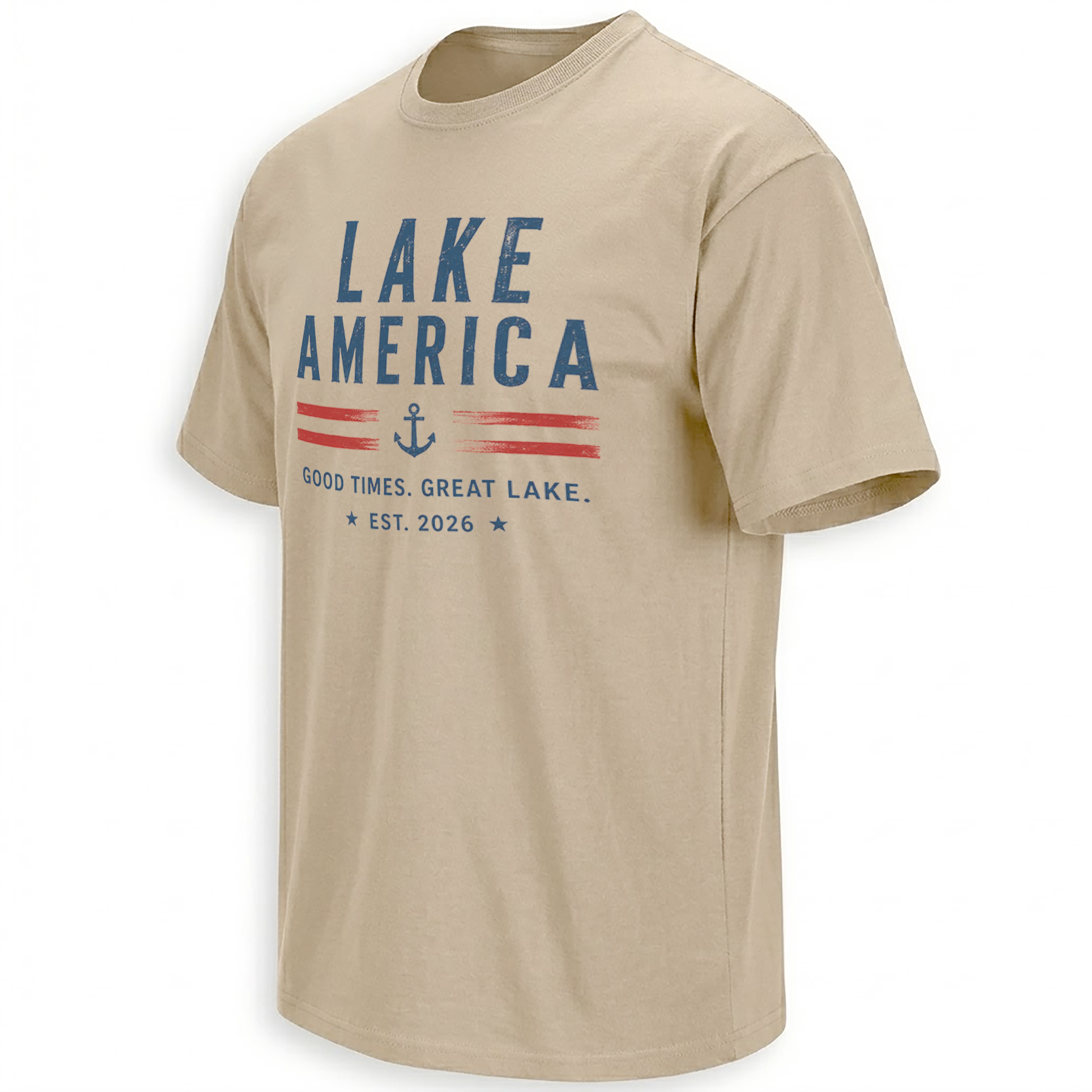 LAKE AMERICA SHIRT – Good Times Great Lake Nautical Tee S LAKE AMERICA SHIRT – Good Times Great Lake Nautical Tee S