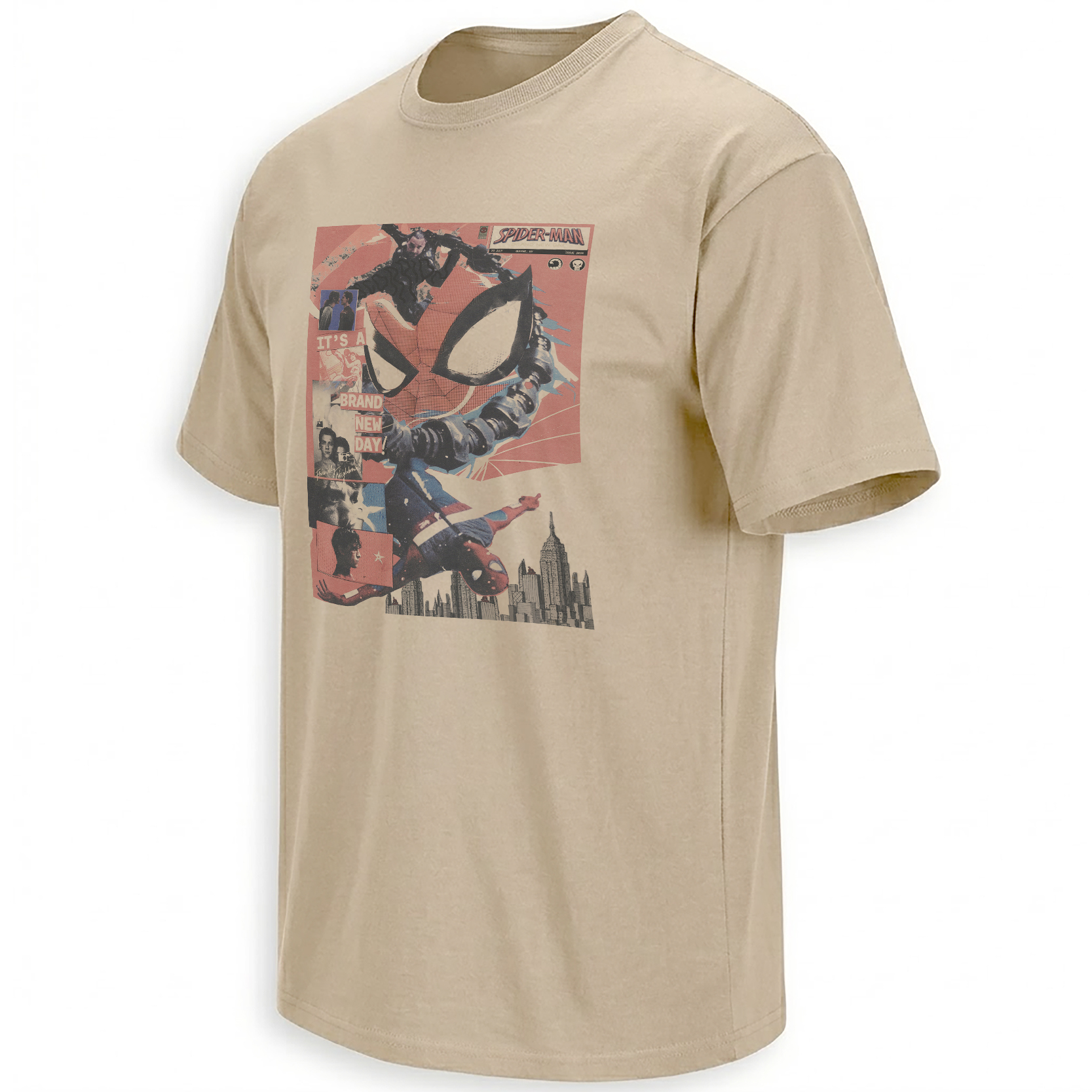 BRAND NEW DAY COLLAGE SHIRT – Tom Holland Spider-Man Comic Poster 2026 S BRAND NEW DAY COLLAGE SHIRT – Tom Holland Spider Man Comic Poster 2026 S