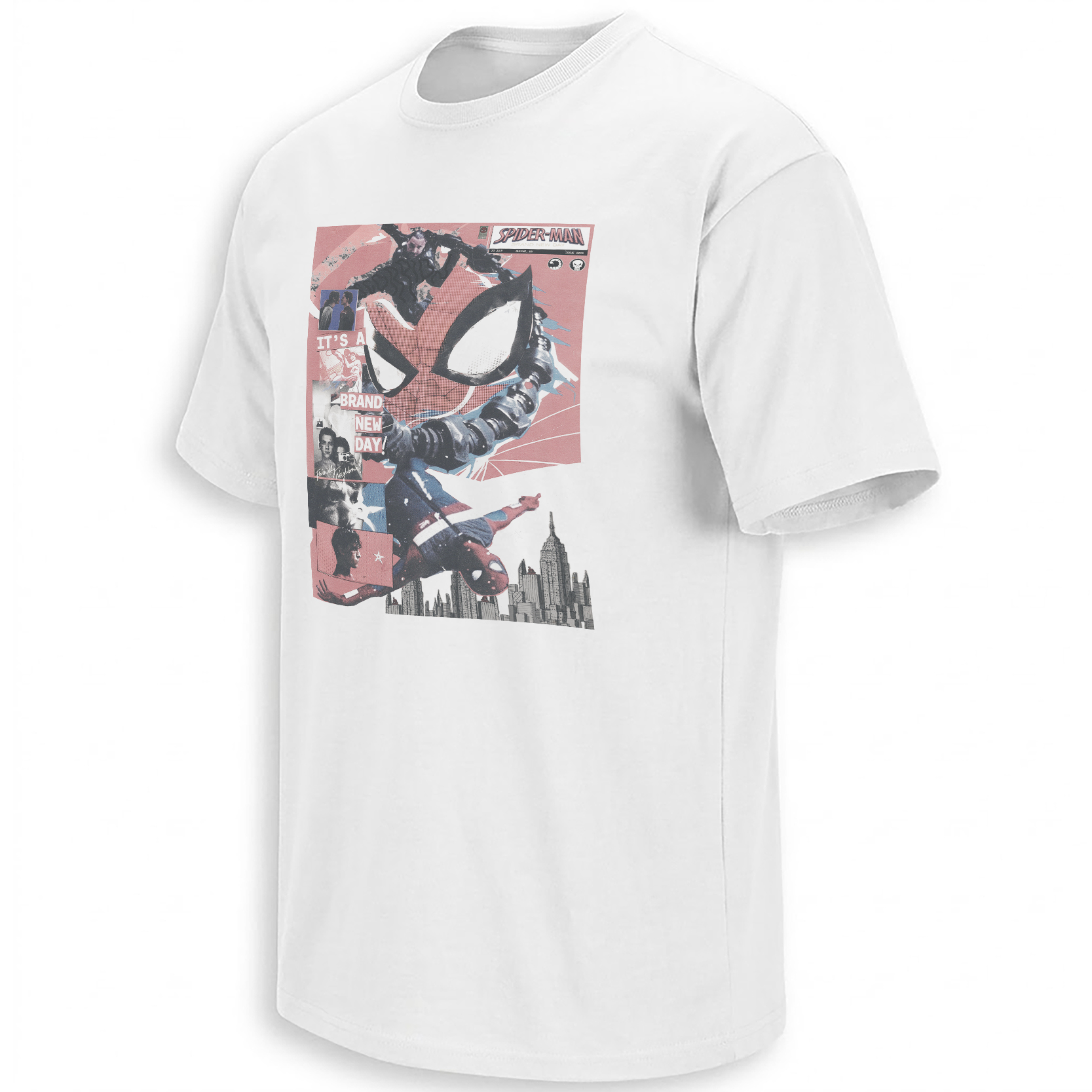 BRAND NEW DAY COLLAGE SHIRT – Tom Holland Spider-Man Comic Poster 2026 W BRAND NEW DAY COLLAGE SHIRT – Tom Holland Spider Man Comic Poster 2026 W