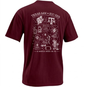 19 TEXAS A&M BUC EE’S SHIRT – Aggies A Match Made In TX Tee B