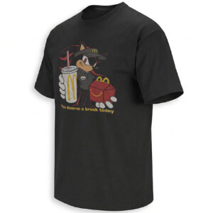 YOU DESERVE A BREAK TODAY SHIRT – Shadow The Hedgehog McDonald’s Happy Meal Meme Tee