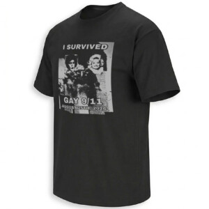 I SURVIVED GAY 911 SHIRT – Dolly Parton & Tim Curry Memorial Tee